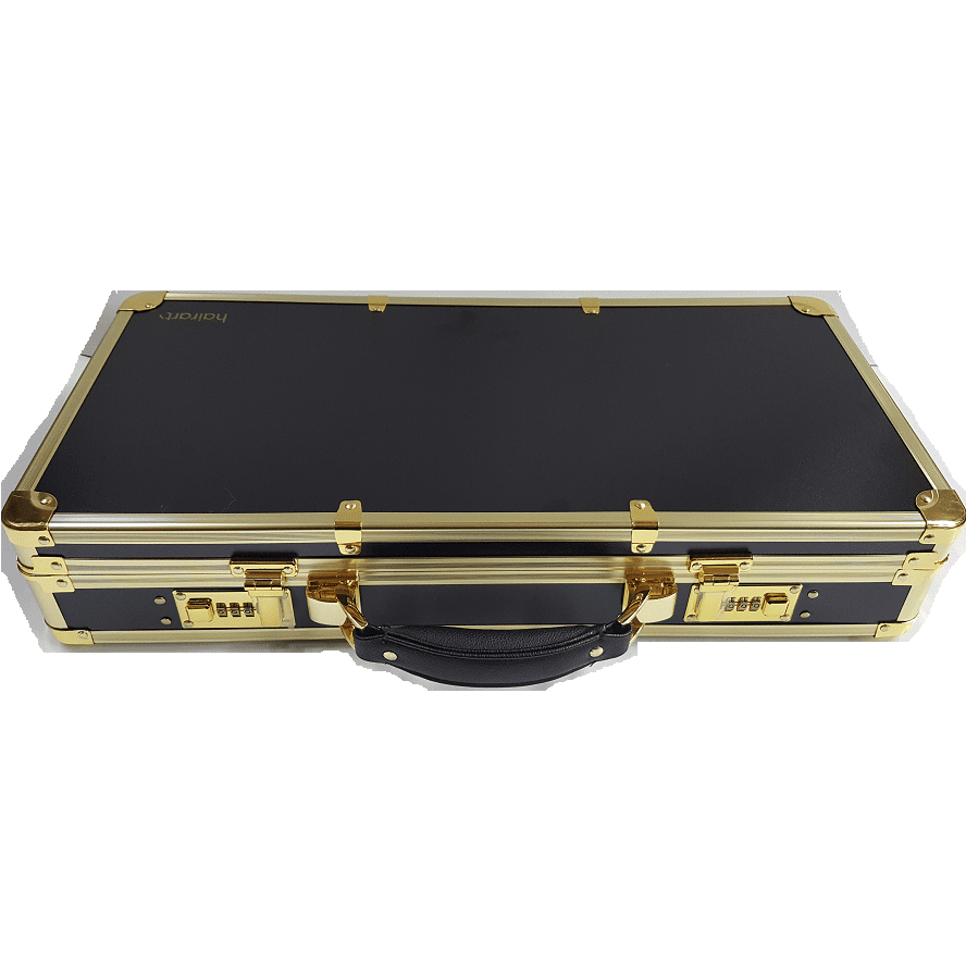 HairArt Barber Case Gold & Black