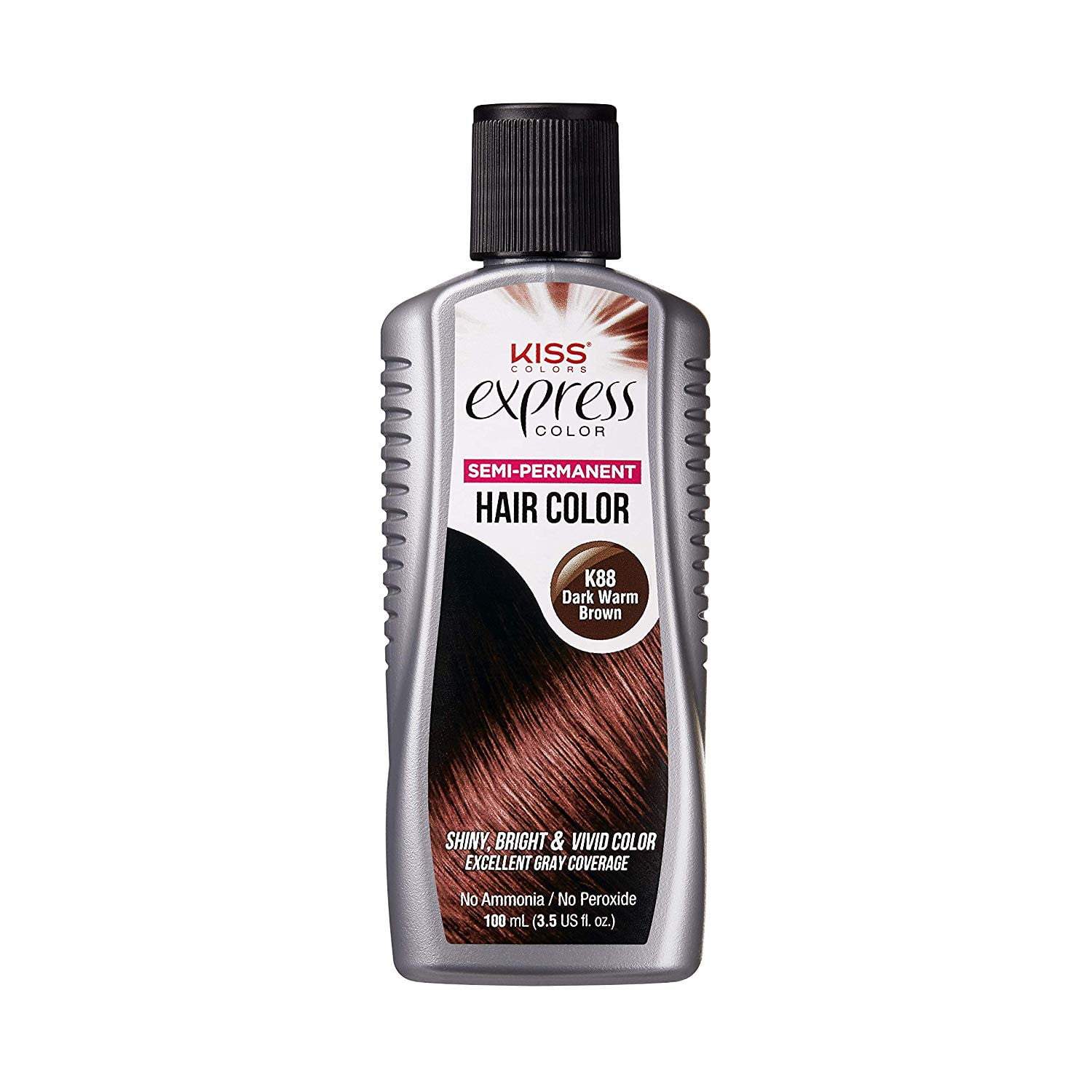 Kiss Express semi-permanent Color K88 dark warm brown