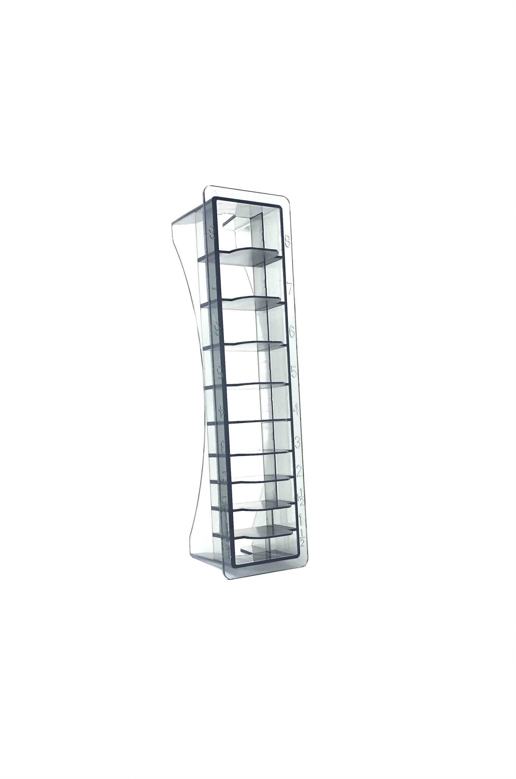 Organizer Rack Clipper guard Holder – transparent black