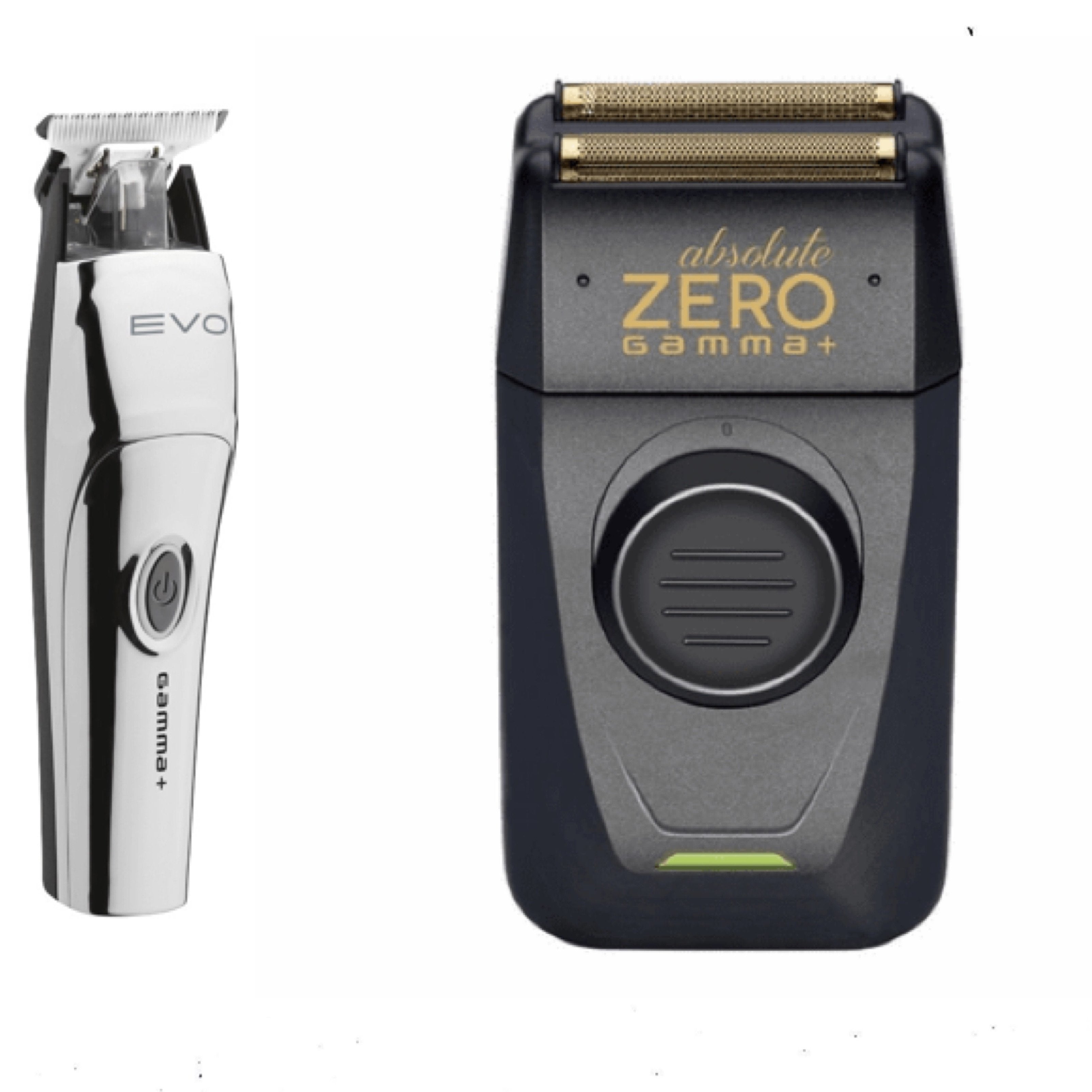 Gamma + italia EVO Trimmer updated & Gamma absolute Zero shaver combo