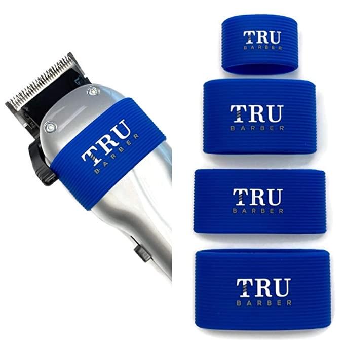 TRUBARBER Clipper Grip Bands Blue 4pcs