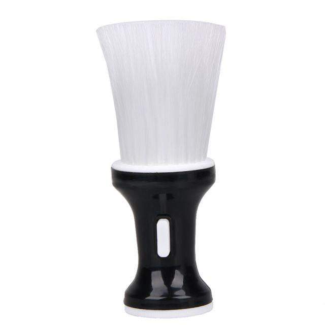 looks white neck duster medium bristles with powder dispenser