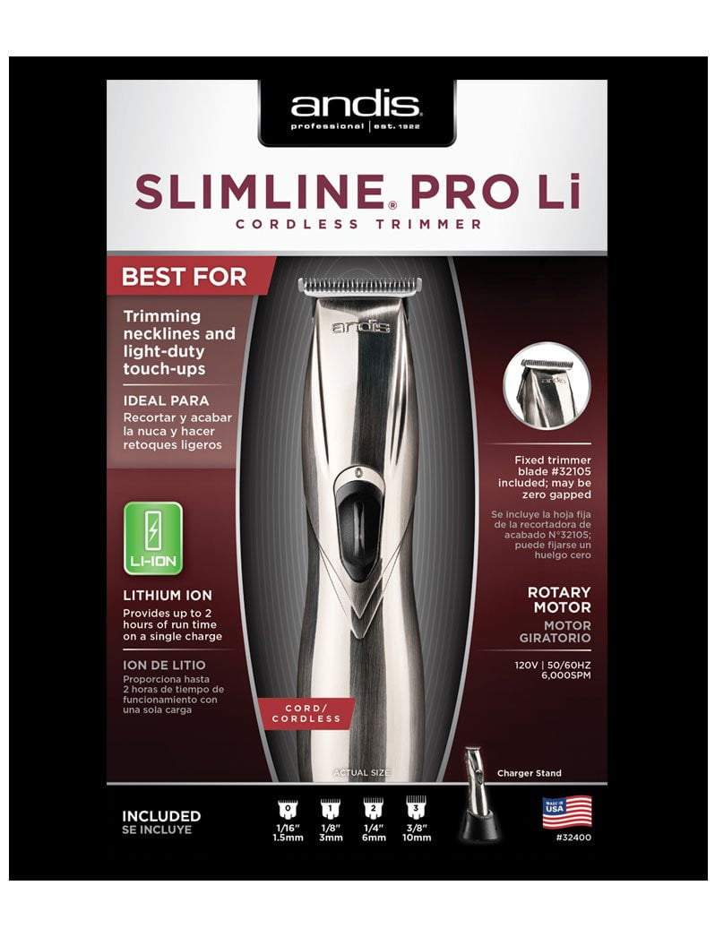 Andis Slimline Pro Li Trimmer Silver