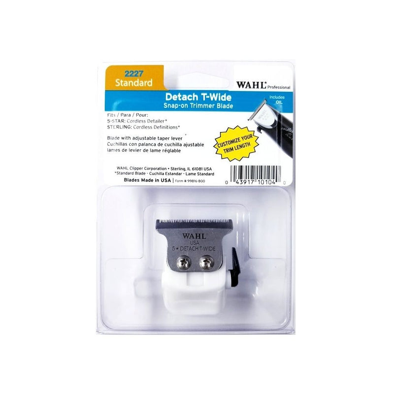 wahl detach T-wide adjustable lever trimmer Replacement blade